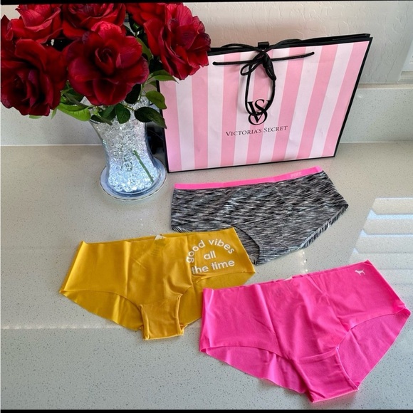 Victoria's Secret Other - Victoria's Secret Pink set of 3
Hipster Bikini Panties NWT